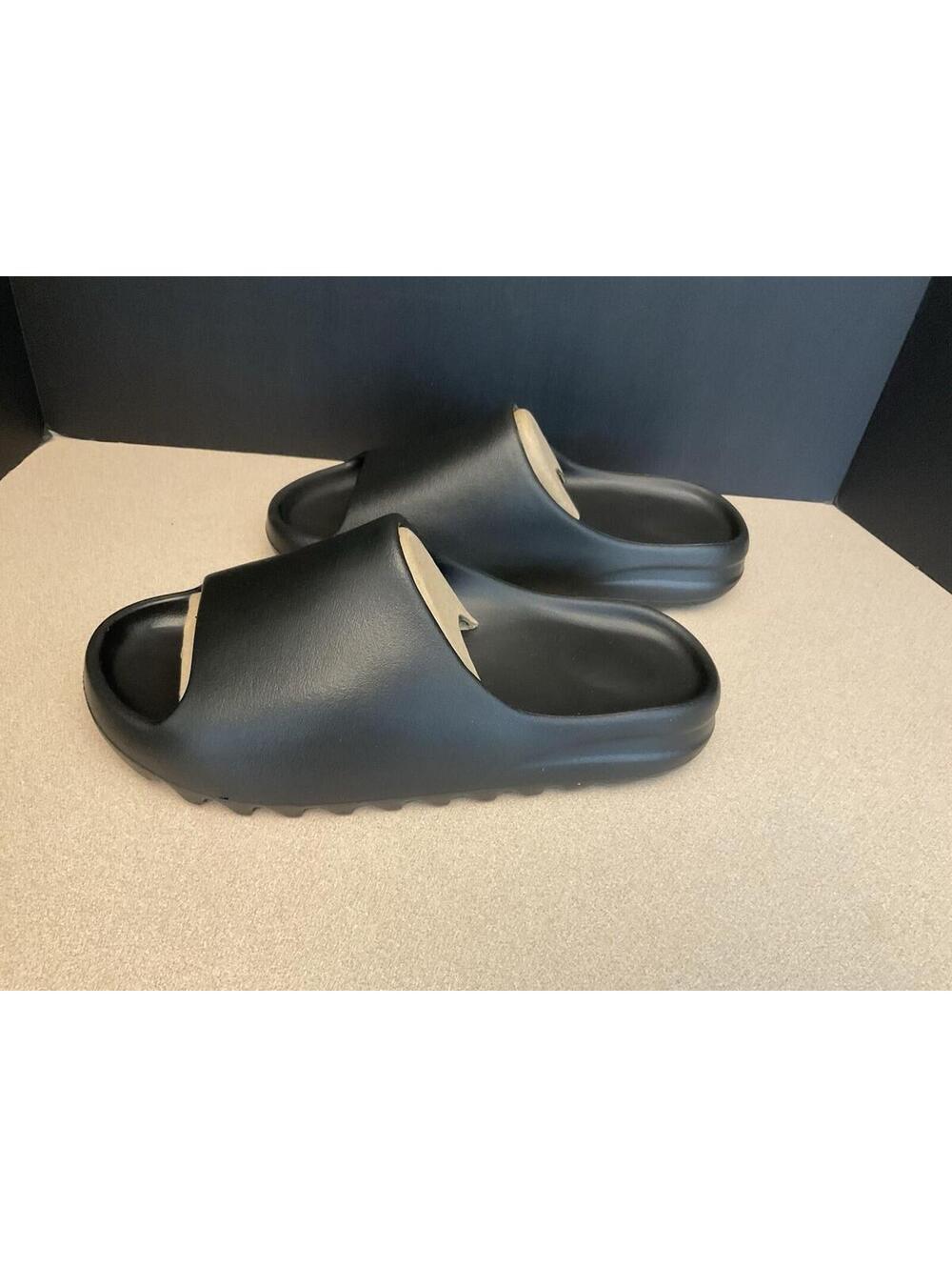New! Mens YZY YS-01 Black Comfort Slide Sandals With Dust Bag. Size 12. Nice!!! - Picture 5 of 8